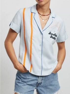 UO Sunshine Station Button Down Shirt